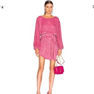 Retrofete Grace Dress in Pink